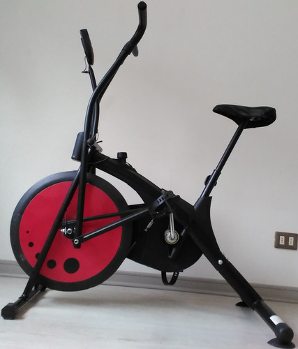 Bicicleta Estática Bodytone Airbike Color Negro