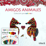 Mandalas. Amigos Animales C/ Lápices De Colores - Cardu, Fil