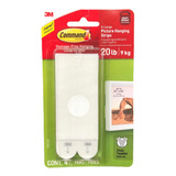 Set 4 Pares Tira Grande Para Colgar Cuadros 1.9cm X 9.1cm Wh