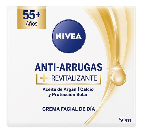 Nivea Crema Facial Anti Arrugas +55 Años 50g