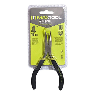 Mini Pinza De Punta Curva 4 Pulgadas Maxtool | MercadoLibre