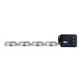 Set 4 Modulos 2w Baliza Led Azul 8w 12v P/policia Nl9012-4