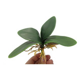 1 Folha Orquidea Raizes Arranjos Artificiais Flores Pequeno