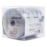 Linha Multi Victoria 8x 100m Cinza 0,14mm Maruri