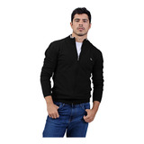 Campera Tejida Negro, Hombre. Bravo Jeans. Talle S Al 3xl