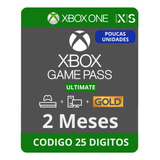 Xbox Game Pass Ultimate 2 Meses - 25 Digitos