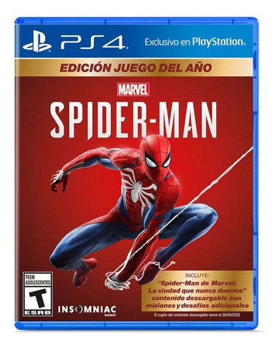 Juego Ps4 Spiderman Goty Playstation 4 Físico Sony Original