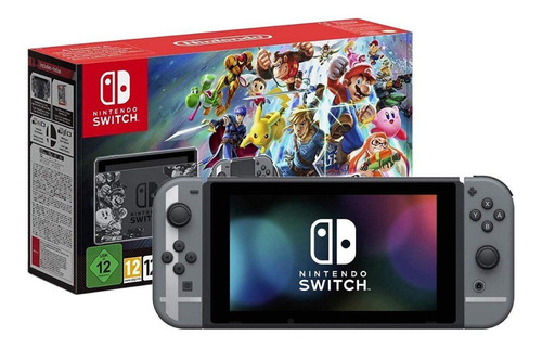 Nintendo Switch 32gb Super Smash Bros. Ultimate Edition  Color Gris Y Negro