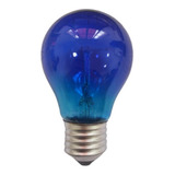 Lampada Incandescente 110v E27 40w Azul Colorimetria 6 Pç