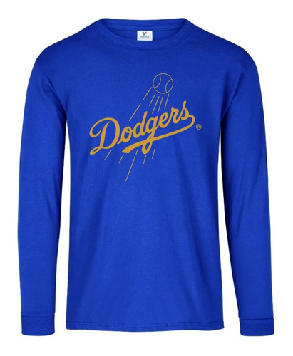 Camiseta Dodgers Manga Larga Camibuso Sueter