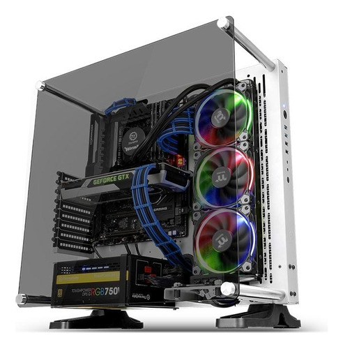 Gabinete Gamer Thermaltake Core P3 Tg Branco Vidro Temp. Mid