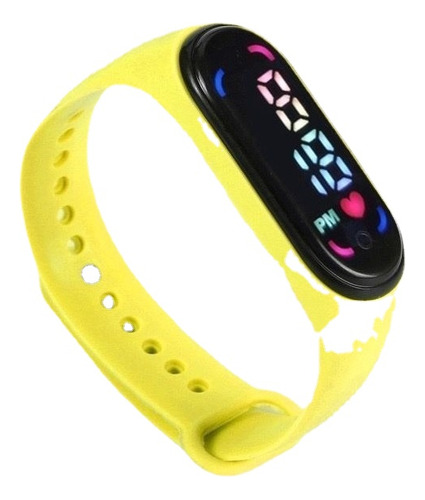 Reloj Pulsera Digital Led Touch De Silicona Unisex Deportivo