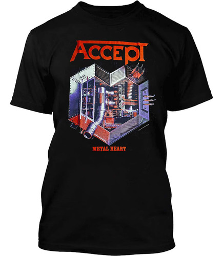 Camiseta Brutal Wear Accept - Metal Heart