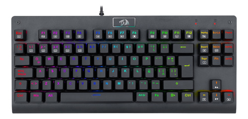 Teclado Mecánico Gamer Redragon Dark Avenger K568 Rgb Red Sw