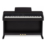 Piano Casio Celviano Ap270 Preto Com Fonte Bivolt E Banco