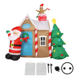 Modelo De Casa De Árbol Inflable De Navidad, Casa Luminosa L
