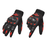 Guantes Para Moto Verano Con Protecciones Nudillos Y Palma