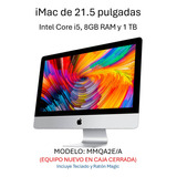 Computadora iMac Apple Core I5 8gb 1tb Macos Sierra Mmqa2e/a