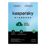 Antivirus Kaspersky Standard Para 1 Dispositivo Vig 2 Años