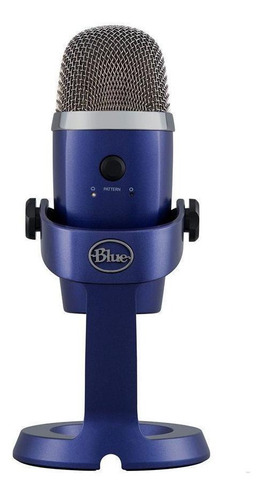 Microfone Condensador Blue Yeti Nano Azul - Pc