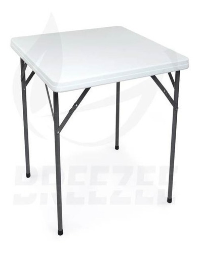 Mesa Cuadrada Plegable Plástico 86x86x74cm Queen Zf87