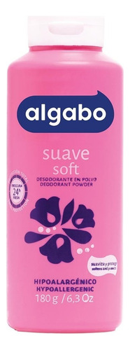 Talco Desodorante En Polvo Suave 180g Algabo