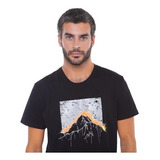 Remera M/c De Algodón Secado Rápido Marcus Montagne