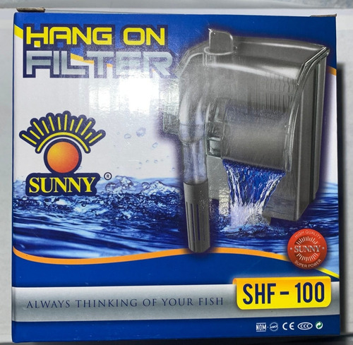 Filtro De Cascada Para Acuario 5 A 20 Litros- Sunny Shf 100 