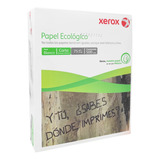 Hoja De Papel Tamaño Carta Xerox Ecologico Paquete 500 Hojas