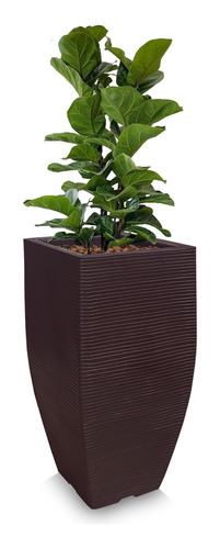 1 Vaso Decorativo De Planta Leve E Resistente 75x40 Cm