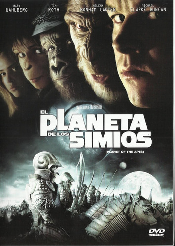 El Planeta De Los Simios | Dvd Tim Burton Película Nuevo