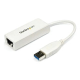 Adaptador De Red Ethernet Usb 3.0 Gigabit Nic Rj45 Blanco