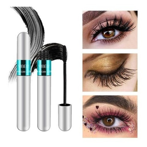 Vibely Mascara 5x Volumen A Prueba De Agua