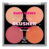 Paleta De Blush Ruby Kisses Rare Blusher 8g