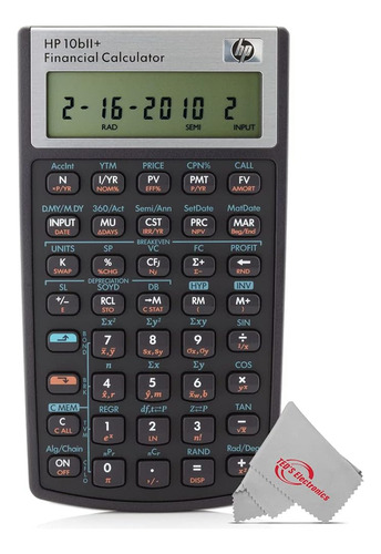 Calculadora Financiera Hp Bii+, Lcd De 12 Dígitos De Hp