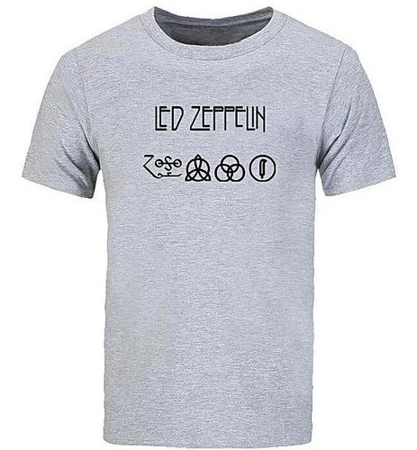 Playera Camiseta Envio Led Zepellin Logo Rock N Roll Unisex