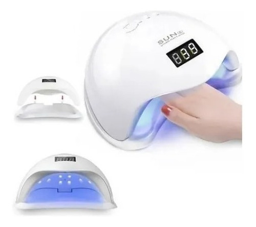 Lampara Secador De Uñas Lampara Uv Led 48w Temporizador