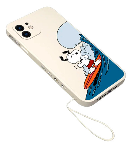 Case Funda Snoopy 4  Peanuts Compatible Con iPhone 