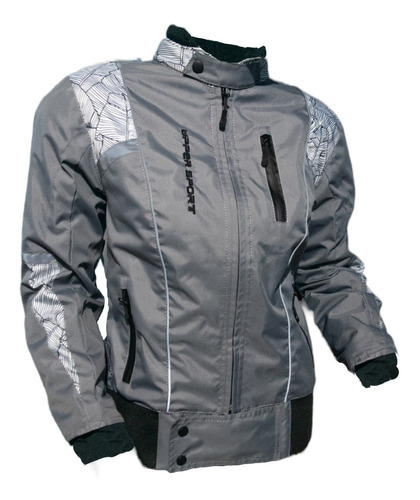 Campera Dama Moto Protecciones Abrigo Upper Motoscba