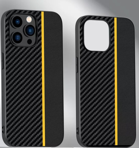 Funda Case Fibra Carbono Para iPhone 11, 12, 13 Pro/max/mini