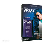 Kit Tintura Alfaparf  Alta Moda É Creative Crazy Colors Tom Ice Blue Para Cabelo