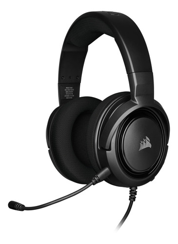 Auriculares Gamer Corsair Hs35 Stereo Carbon Negro 