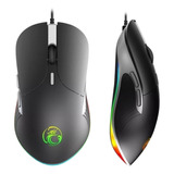 Mouse Gamer Ergonónmico Jugadores Cable Imice X6 Luz Led Rgb