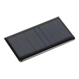 Mini Placa Solar Painel Fotovoltaico 5v 80ma 67x37mm