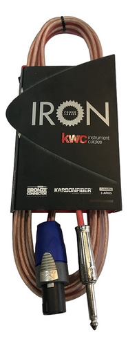 Cable Para Caja Speakon-plug Kwc Iron 400 De 3 Metros