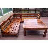 Oportunidad Sillones De Exterior Juego Madera Macisa