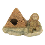 Acuario Artificial Pecera Pirámide Modelo Esfinge