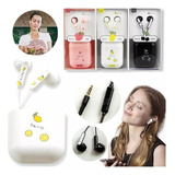 Auriculares Inear Microfono Cable C/estuche Kawaii Universal