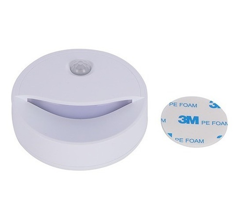 Lampara Led Con Sensor De Movimiento 0.5w A Bateria