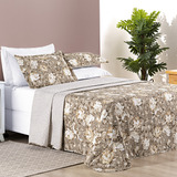 Conjunto Cama King Size Florença 200 Fios Estampado 3 Pçs